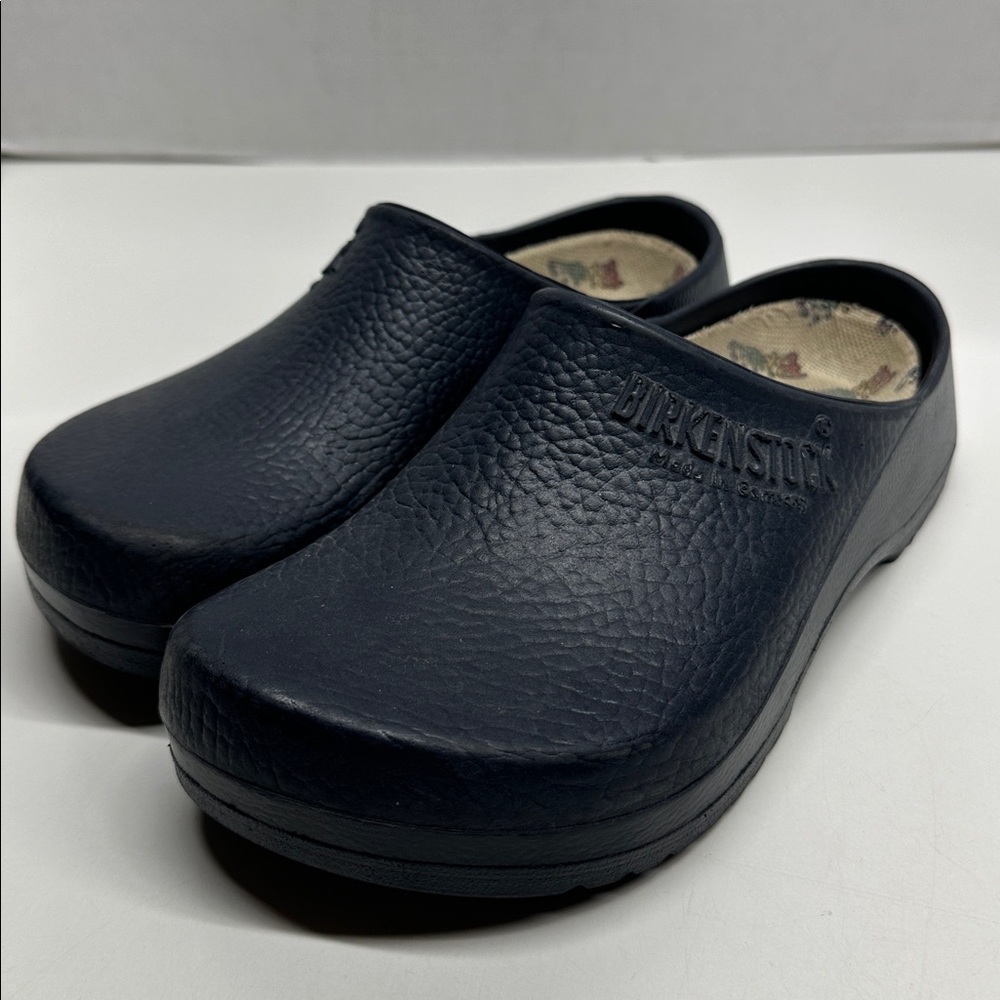 Birkenstock Super Birki Professional Clogs Mules Slip On Shoes Blue Womens 9